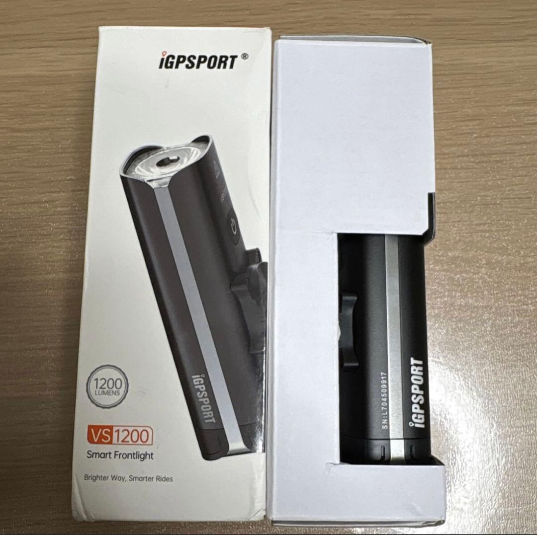iGPSPORT VS1200 スマートフロントライト 1200ルーメン