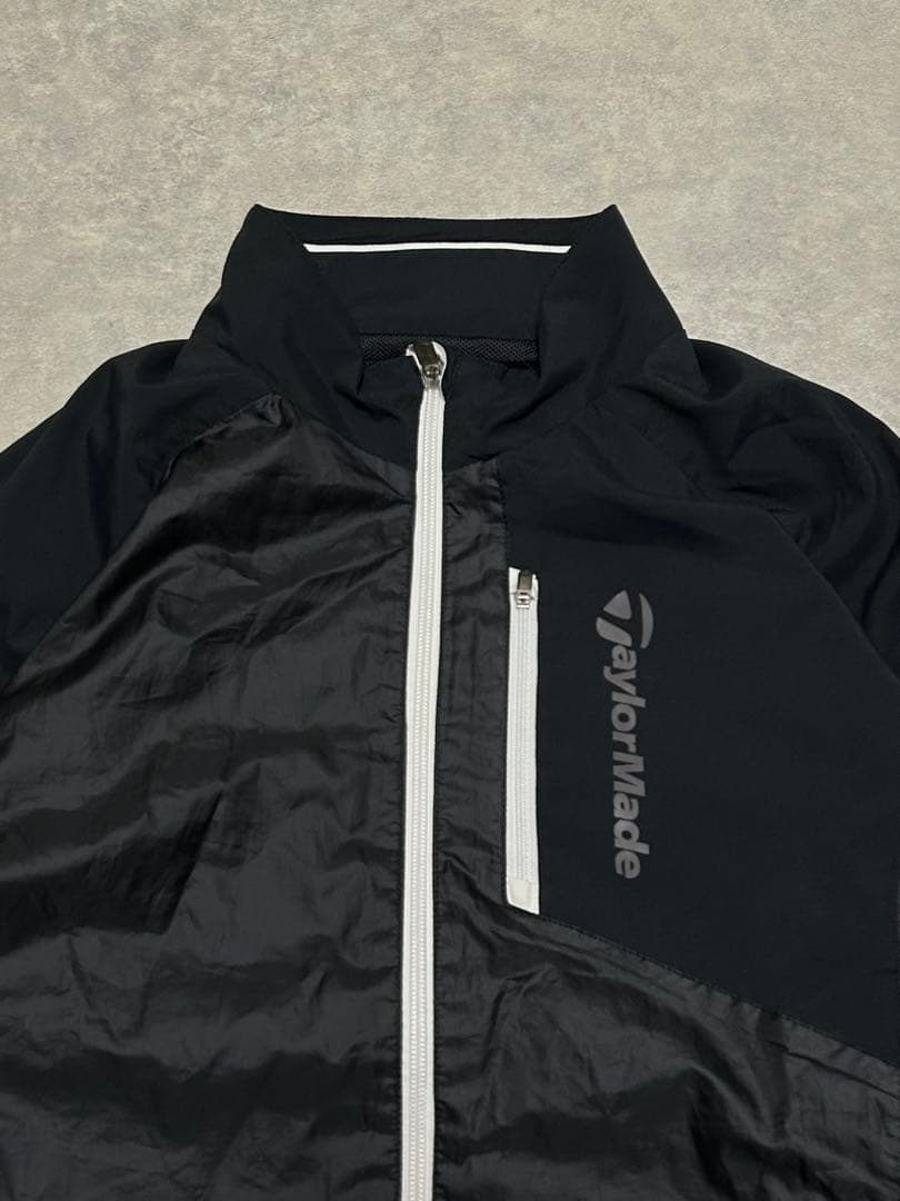 美品 テーラーメイド メンズ ゴルフ 薄手 ナイロン ジャケット 2WAY L