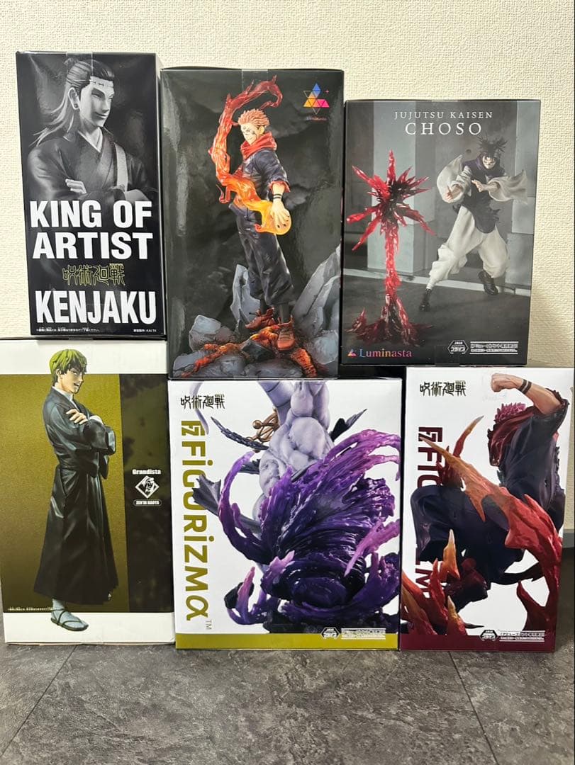 【豪華6点セット】呪術廻戦 フィギュア 宿儺 羂索 脹相 禪院直哉 魔虚羅