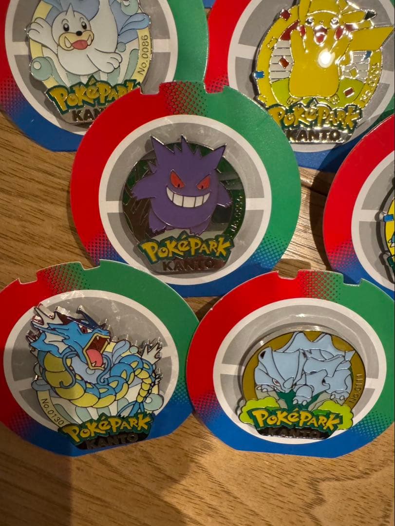 ポケパークカントー　ピンバッジ　10個セット ピカチュウ　ゲンガー他