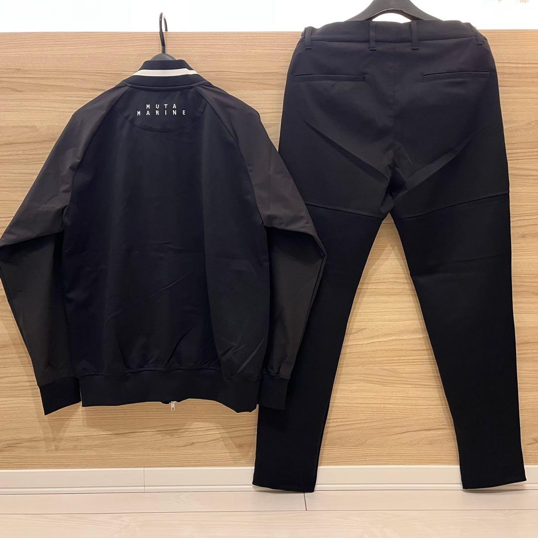 新品★63,800円 ブルゾン＆パンツ 上下2枚セットアップムータマリン 黒 4