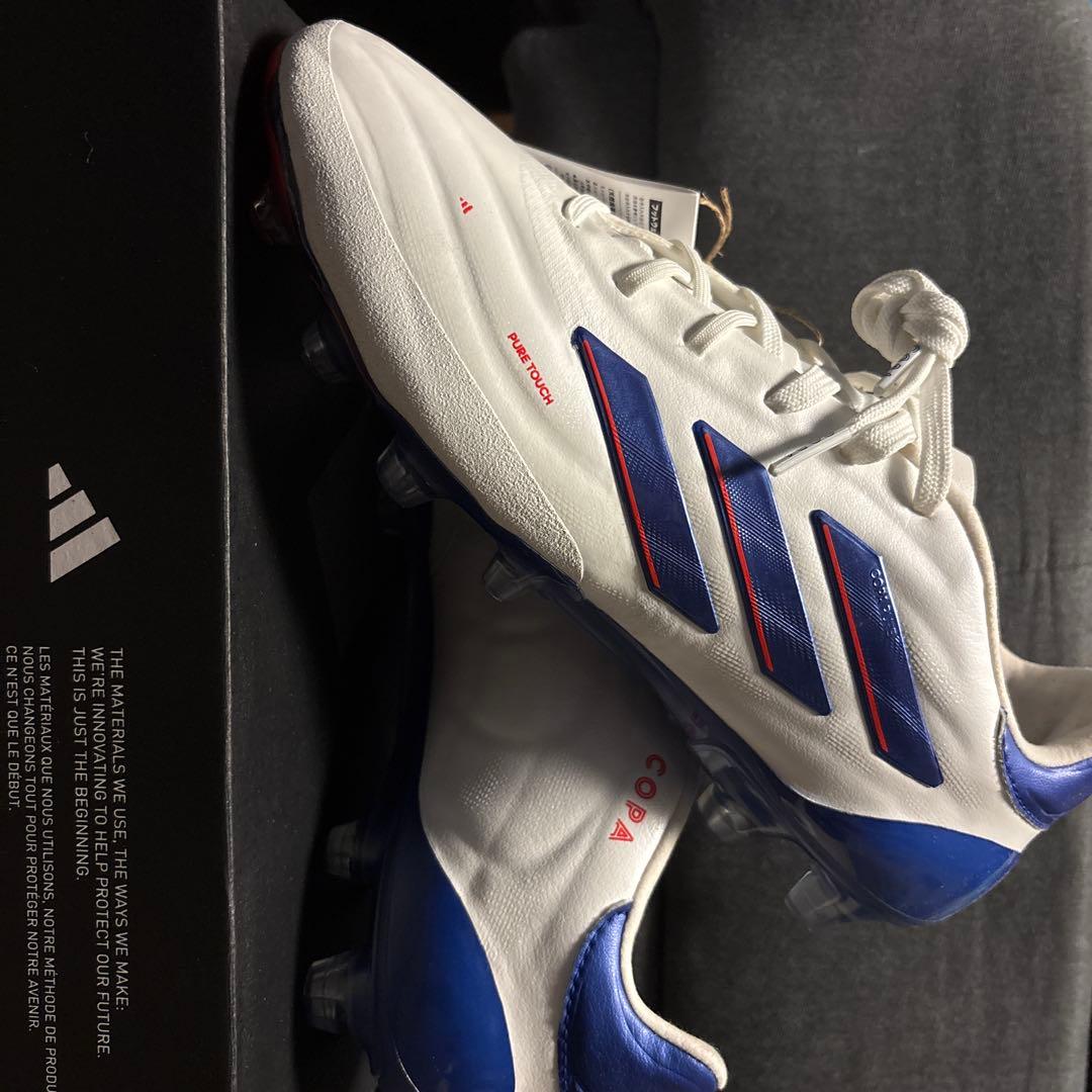 アディダス　adidas　コパ ピュア 2 ELITE HG/AG 　白×青