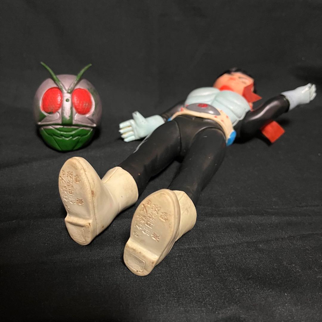当時物　仮面ライダー　ソフビ　旧バンダイ