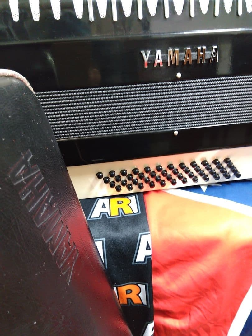 【即演奏可】YAMAHA YA-48アコーディオン独奏用高級モデル整備簡易調律済