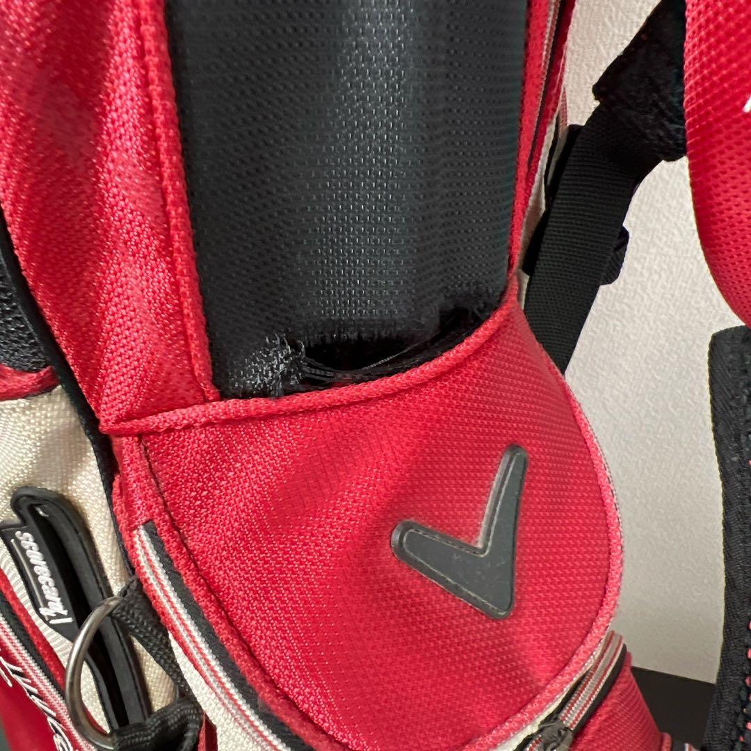 キャロウェイ スタンド式キャディバッグ レッド Callaway ゴルフバッグ