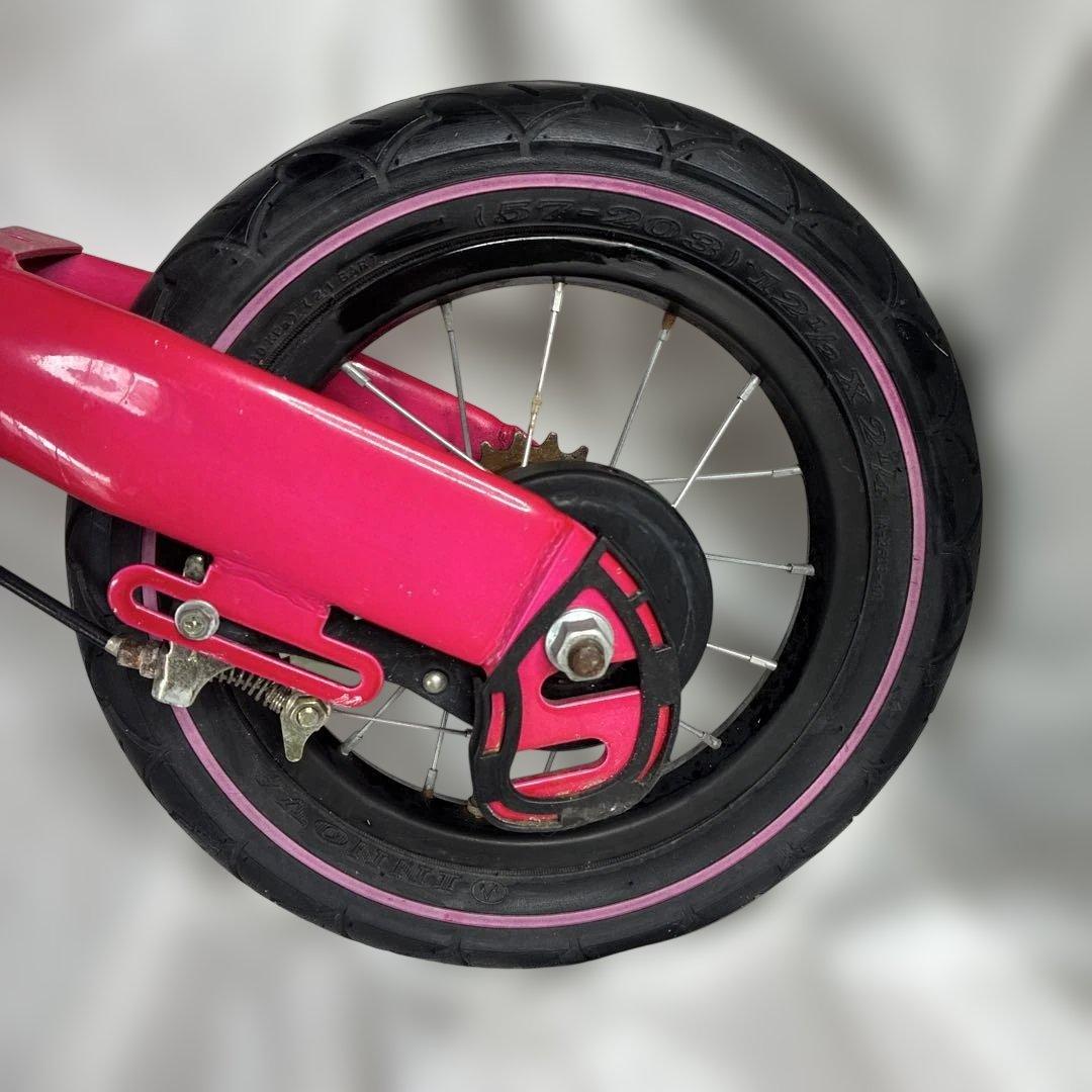 Henshin Bike 12インチ 自転車 ピンク バランスバイク