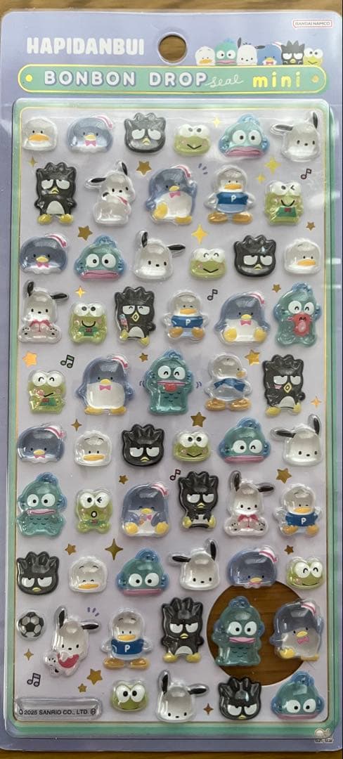 【正規品】サンリオボンボンドロップシールmini