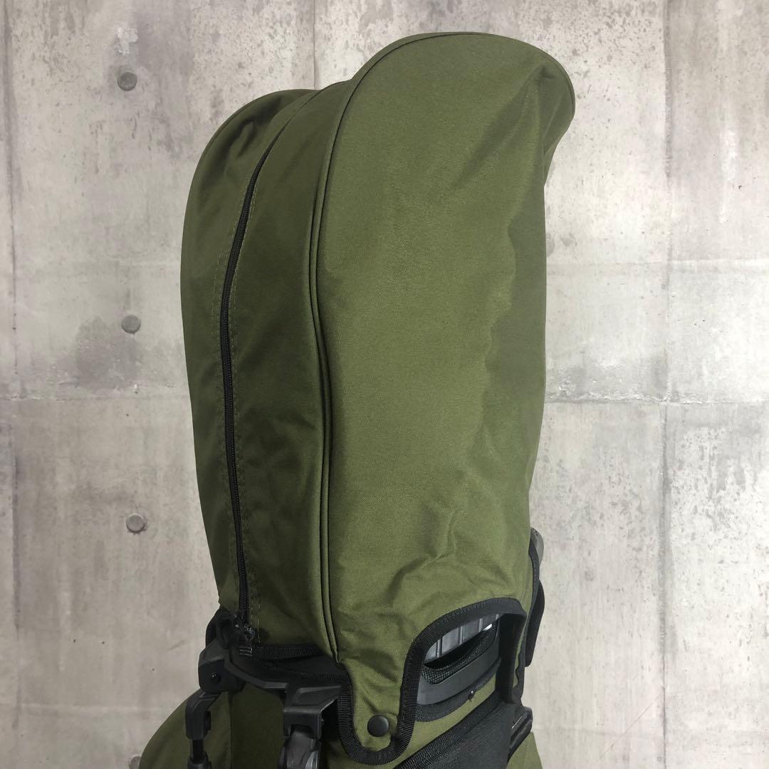 BRIEFING　キャディバッグ　スタンド式　オリーブ　5分割　直営店限定品