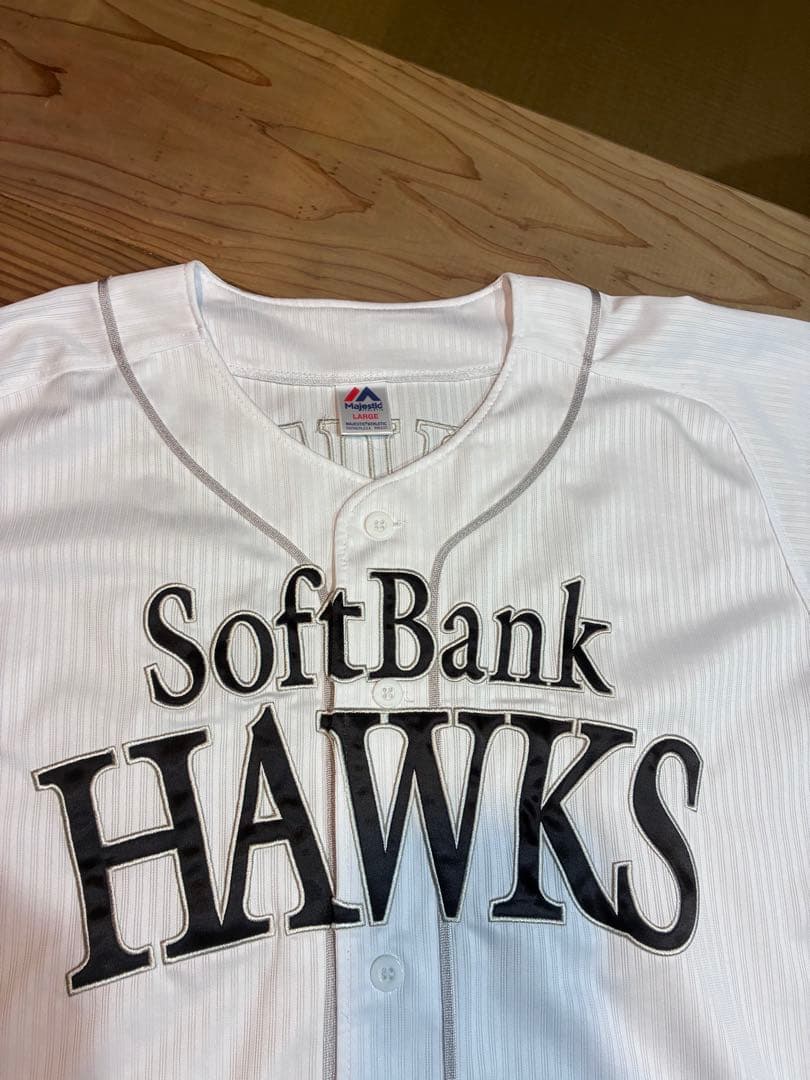 SoftBank HAWKS majestic ユニフォーム SHUTO 23
