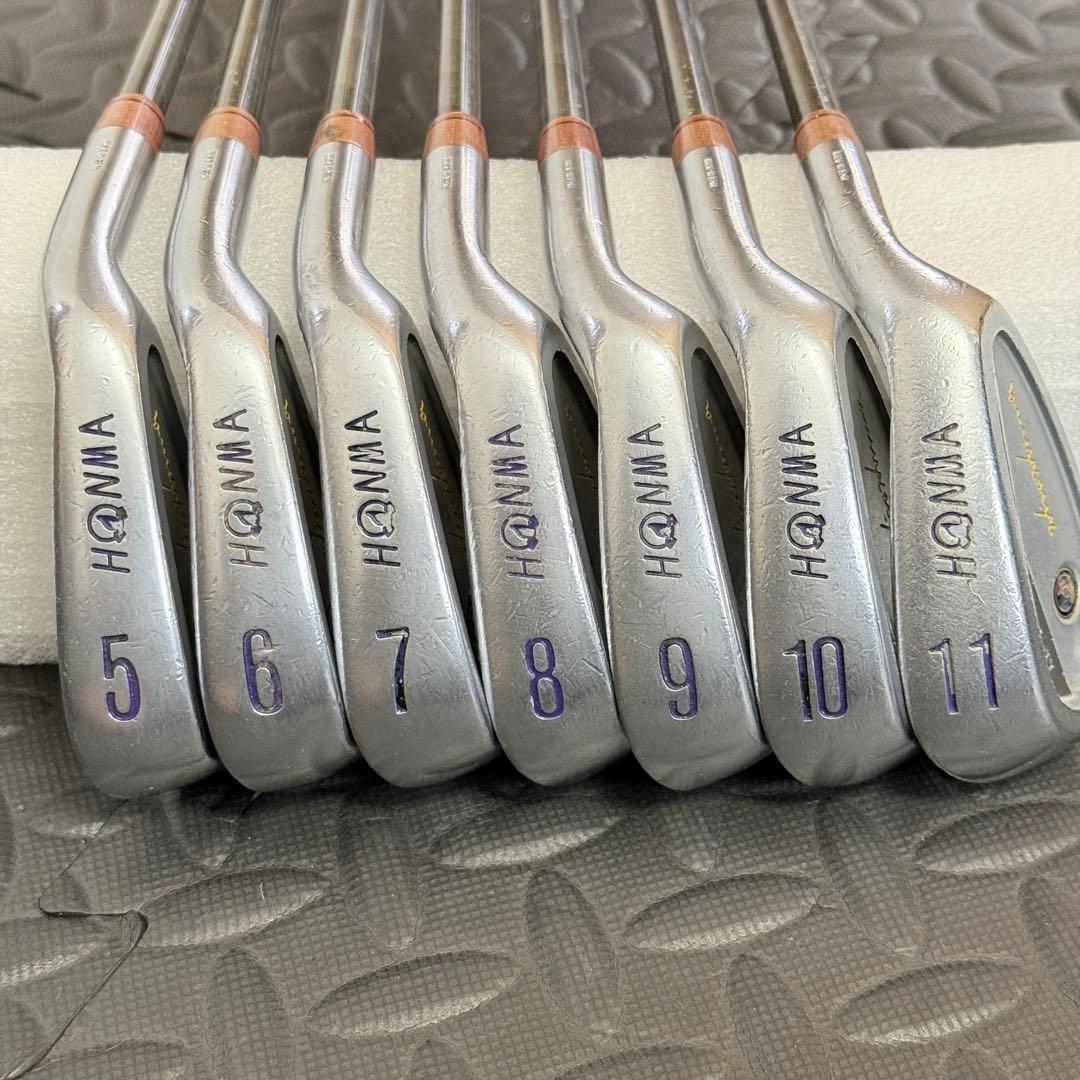 HONMA LB606 レディース アイアン 7本 NEW TITANIUM