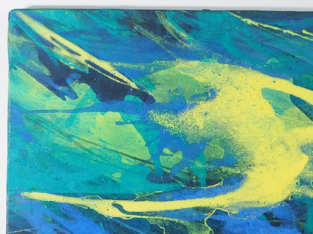 福市幸子「Original Evidence」◆キャンバス油彩画◆裏書有◆F4号