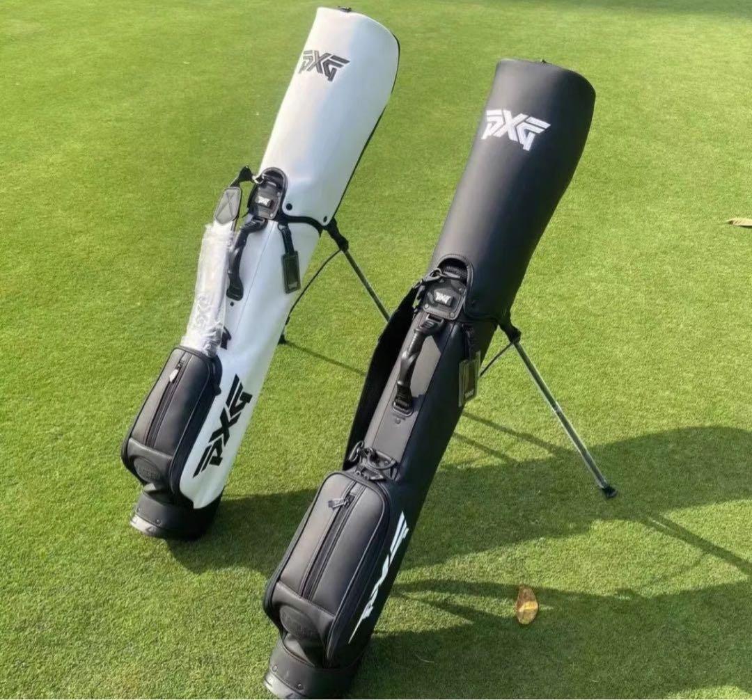 PXG ラウンドバッグ セルフスタンドバッグ ハーフキャディバッグ ブラック