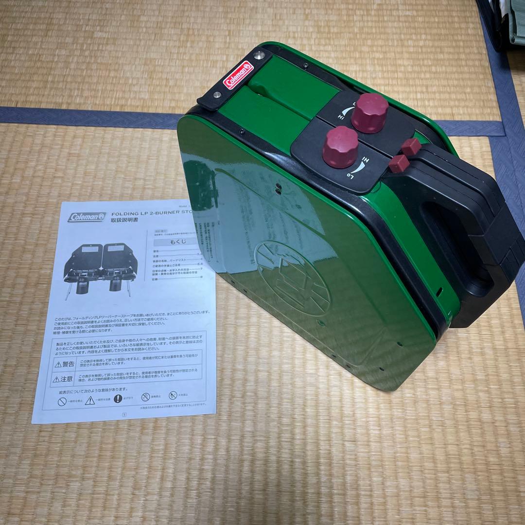 w*1様 Coleman EASY 2 BURN STOVE グリーン