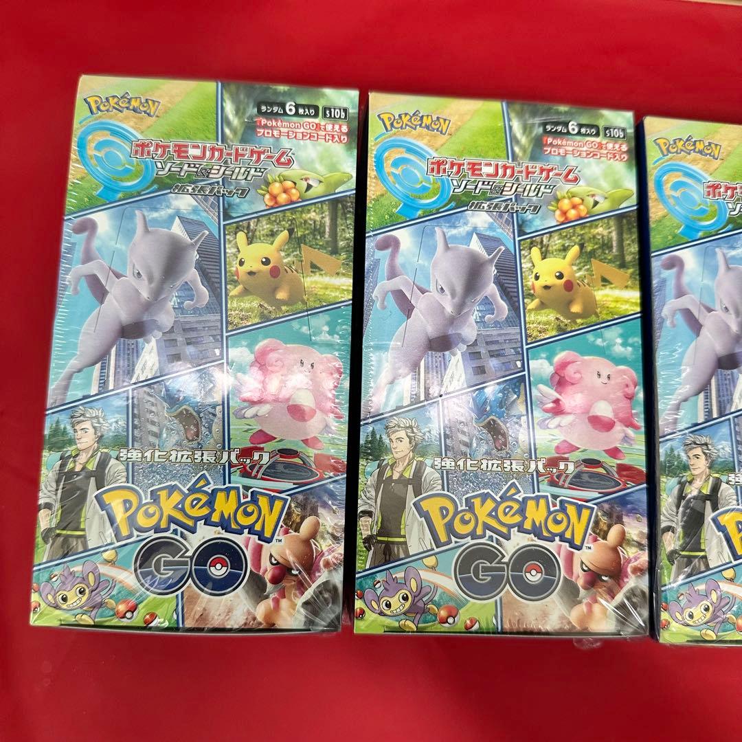 ポケモンgo 新品 未開封 シュリンク付き 4ボックス
