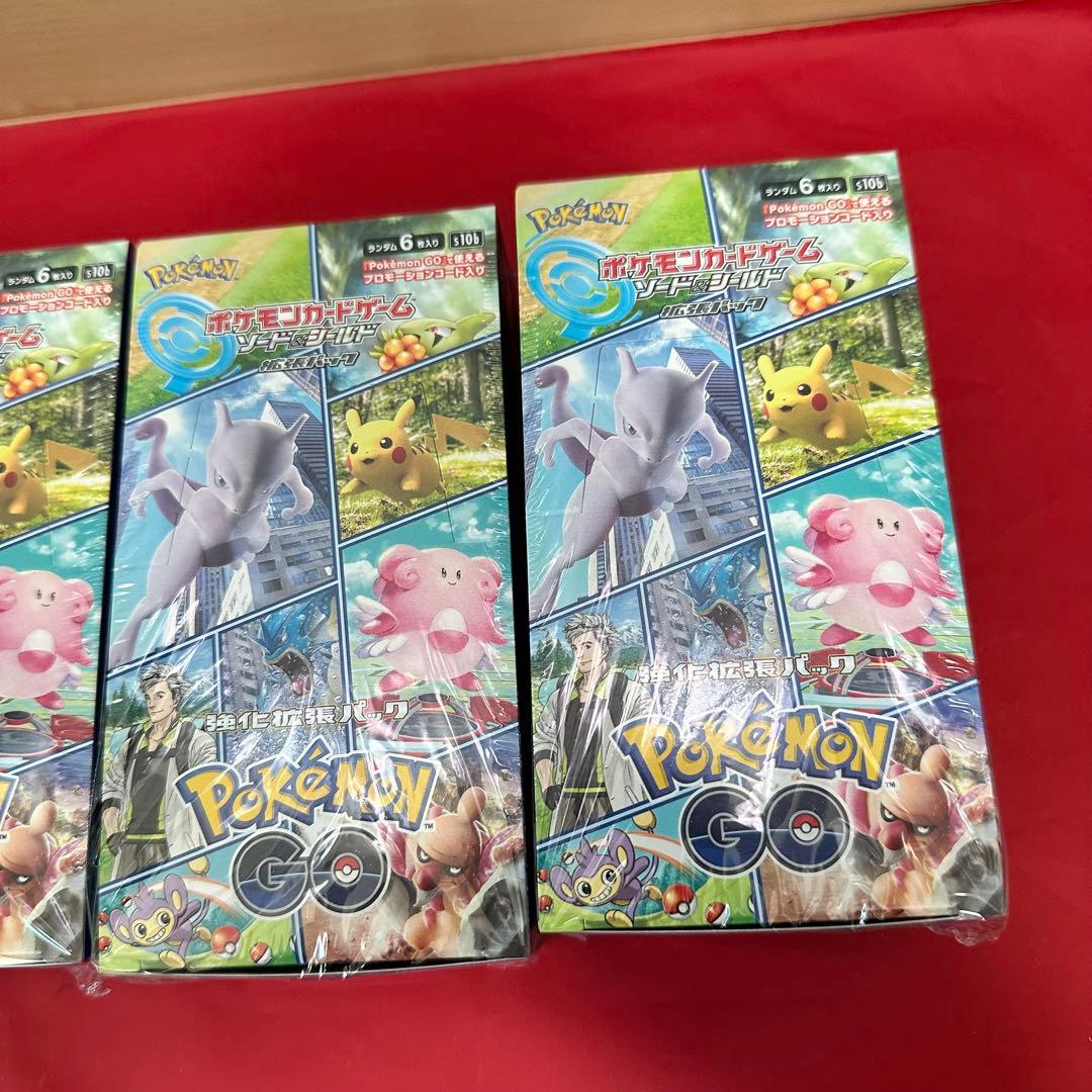 ポケモンgo 新品 未開封 シュリンク付き 4ボックス