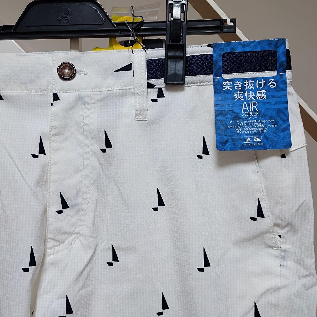O メンズ アディダスゴルフ adidas ハーフパンツ ホワイト