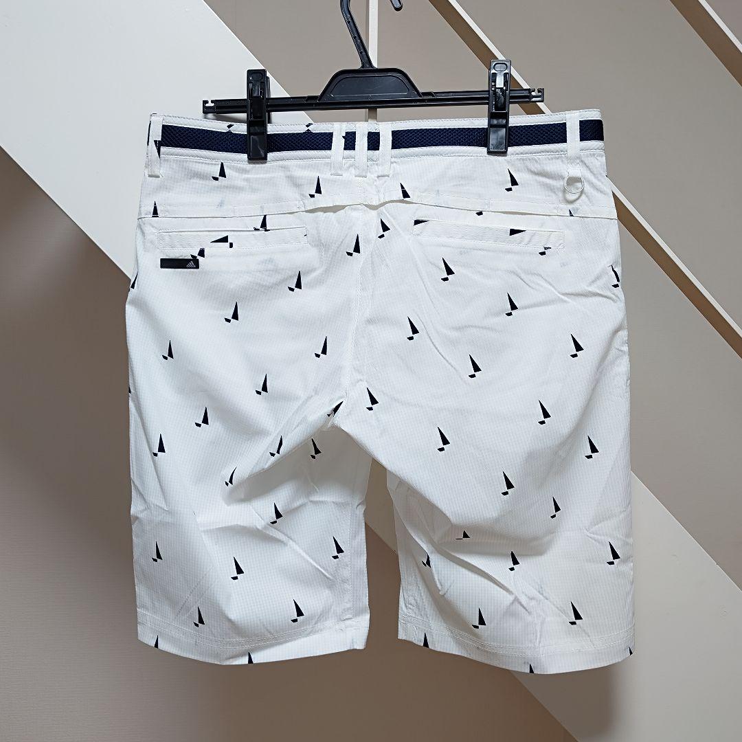 O メンズ アディダスゴルフ adidas ハーフパンツ ホワイト