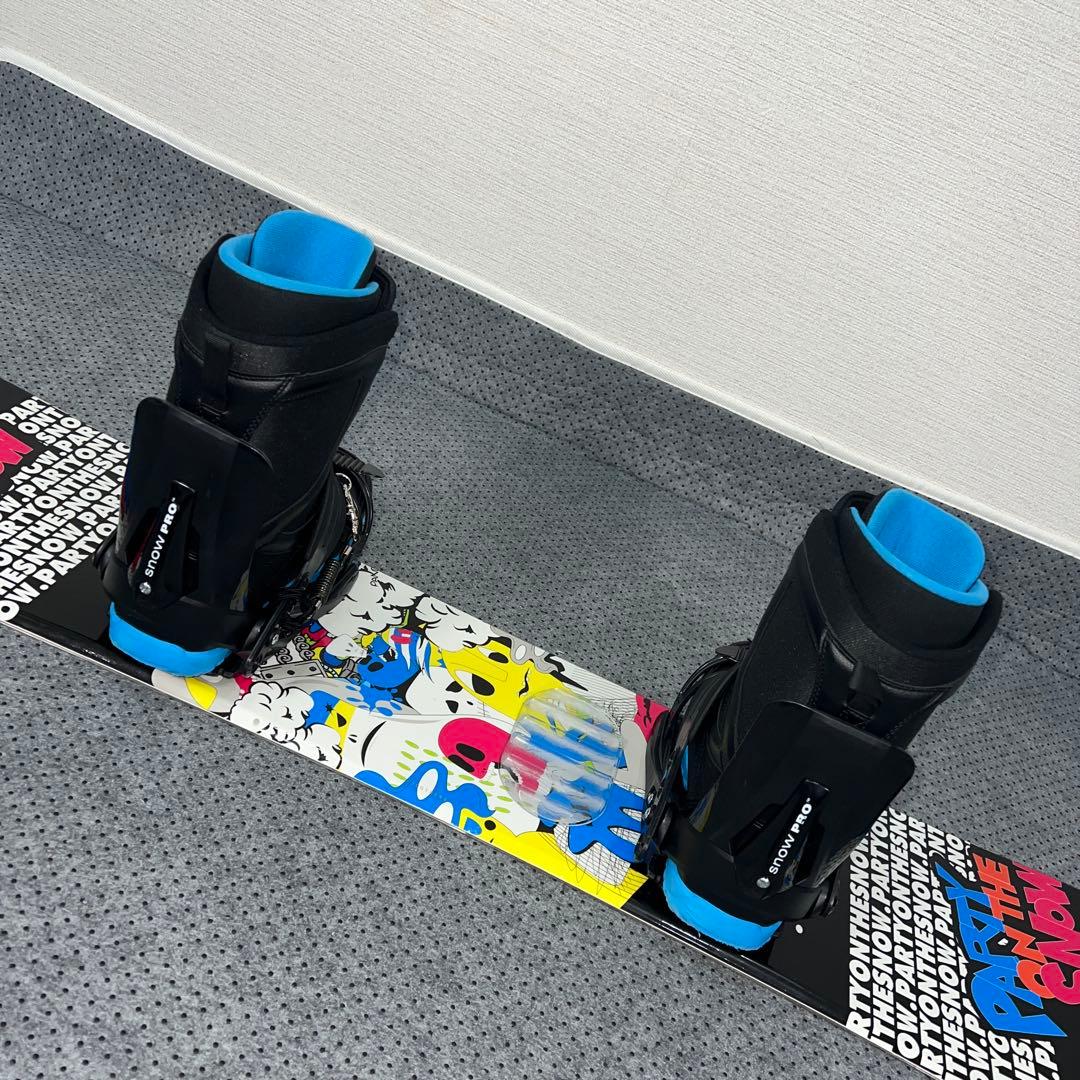 １回使用 キッズスノーボード 130cm SLQ×バイン×ダイヤルブーツ