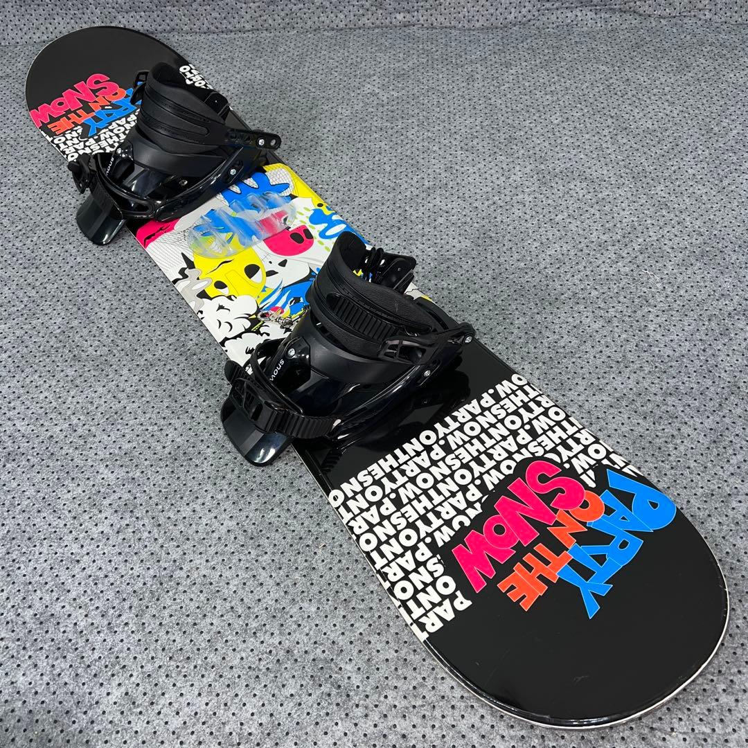 １回使用 キッズスノーボード 130cm SLQ×バイン×ダイヤルブーツ