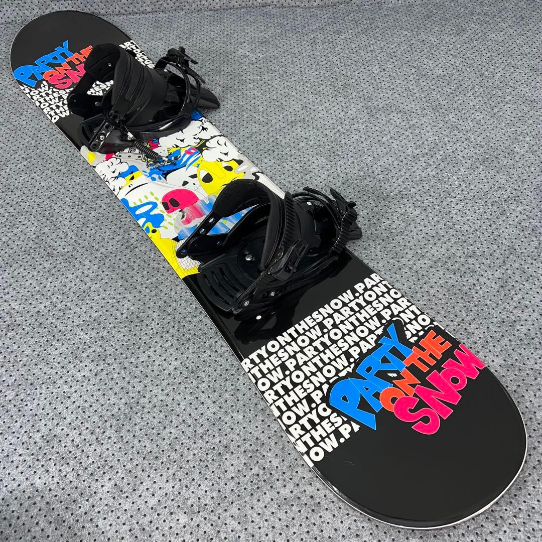 １回使用 キッズスノーボード 130cm SLQ×バイン×ダイヤルブーツ