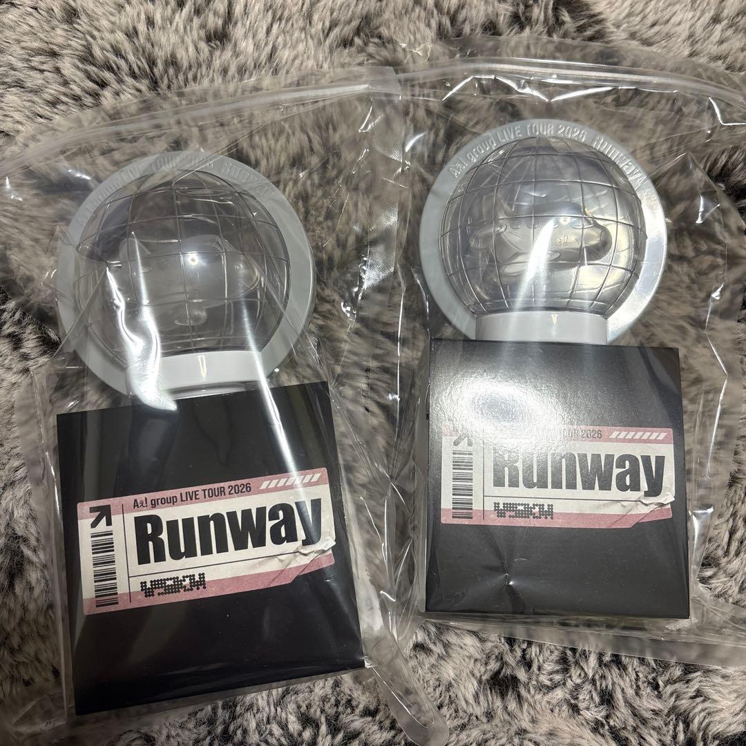 Aぇ!group Runway ペンライト2本　銀テープ付き
