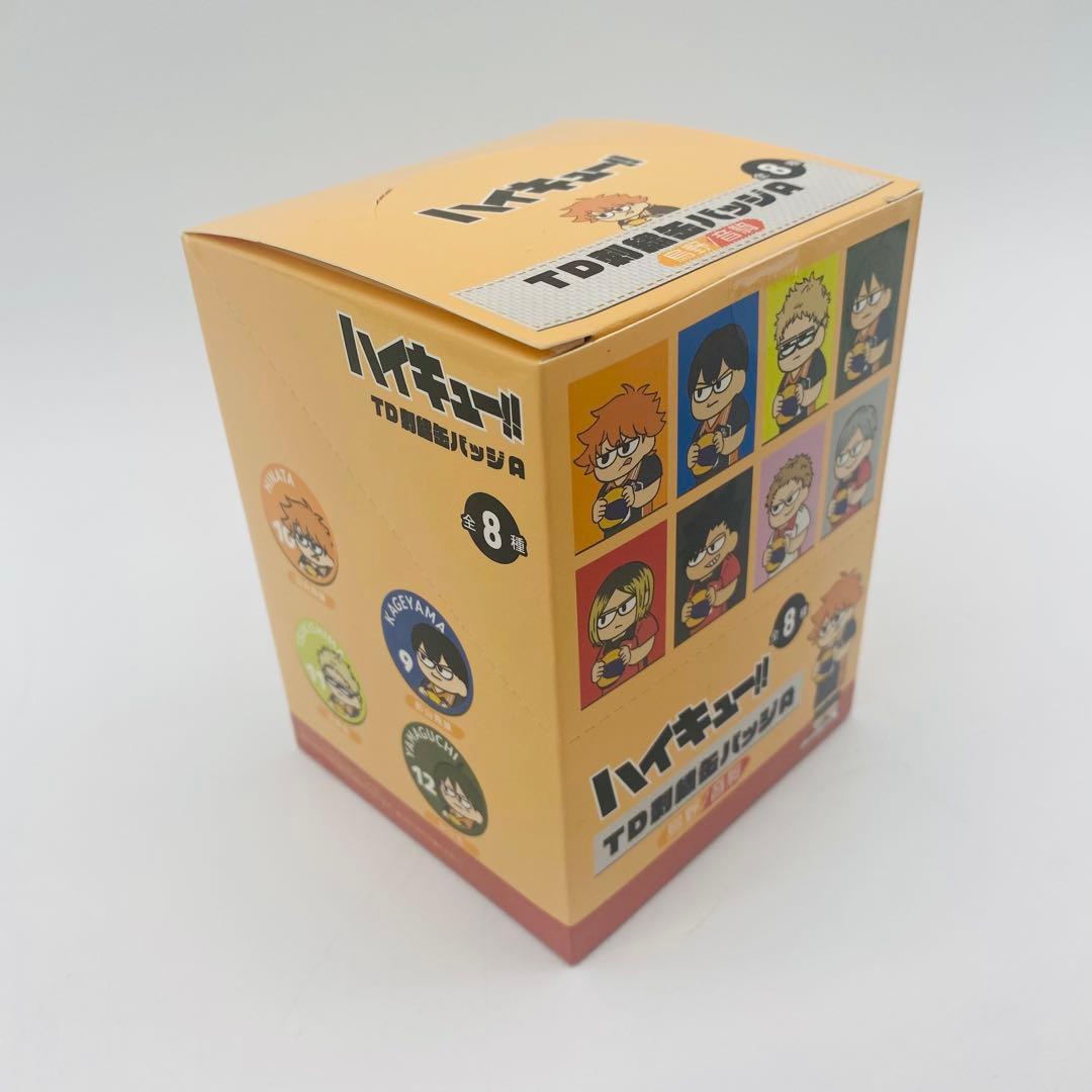 ハイキュー ジロリ刺繍缶バッジ 烏野高校 音駒高校 BOX