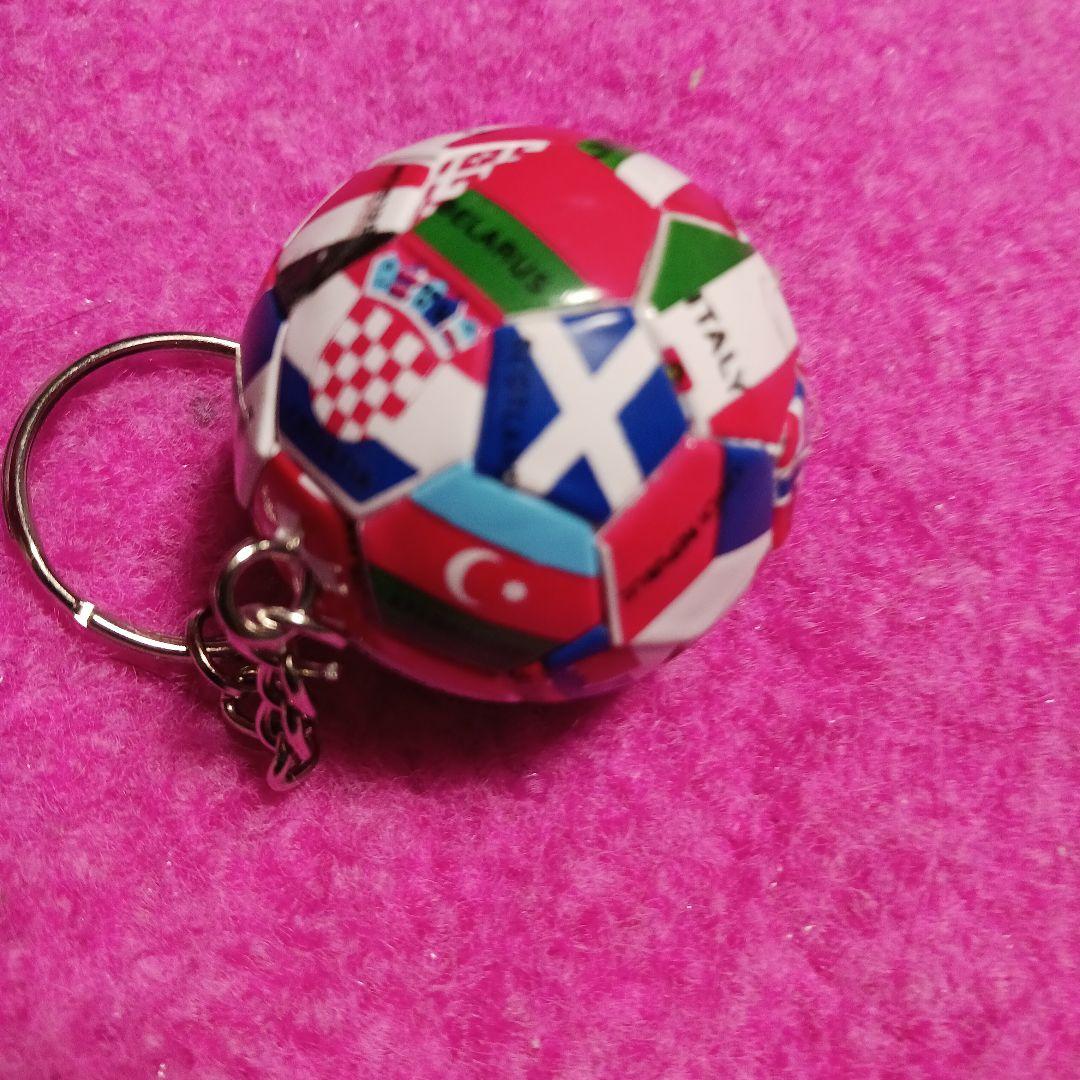 ❌サッカー好き- ̗̀ ෆ( ˶'ᵕ'˶)ෆ ̖́-新品キーホルダー直径約4