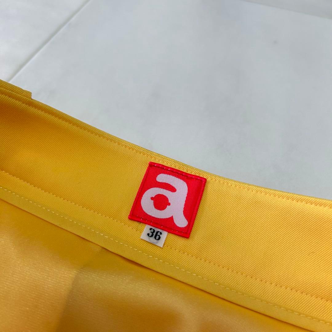archivio アルチビオ イエロー スカート 36 ゴルフウェア