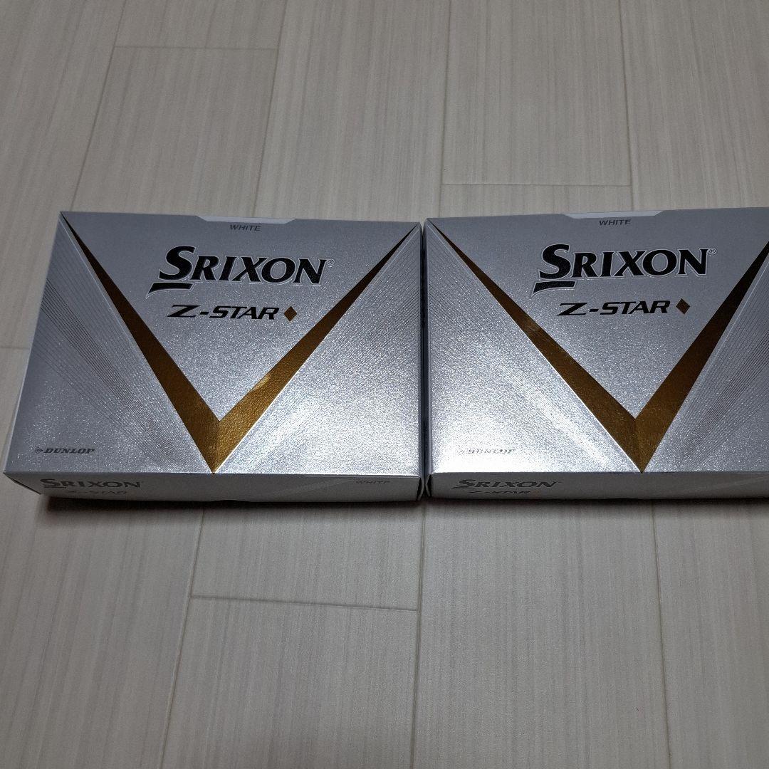 Srixon Z-STAR ダイヤモンドホワイト ゴルフボール　２ダース