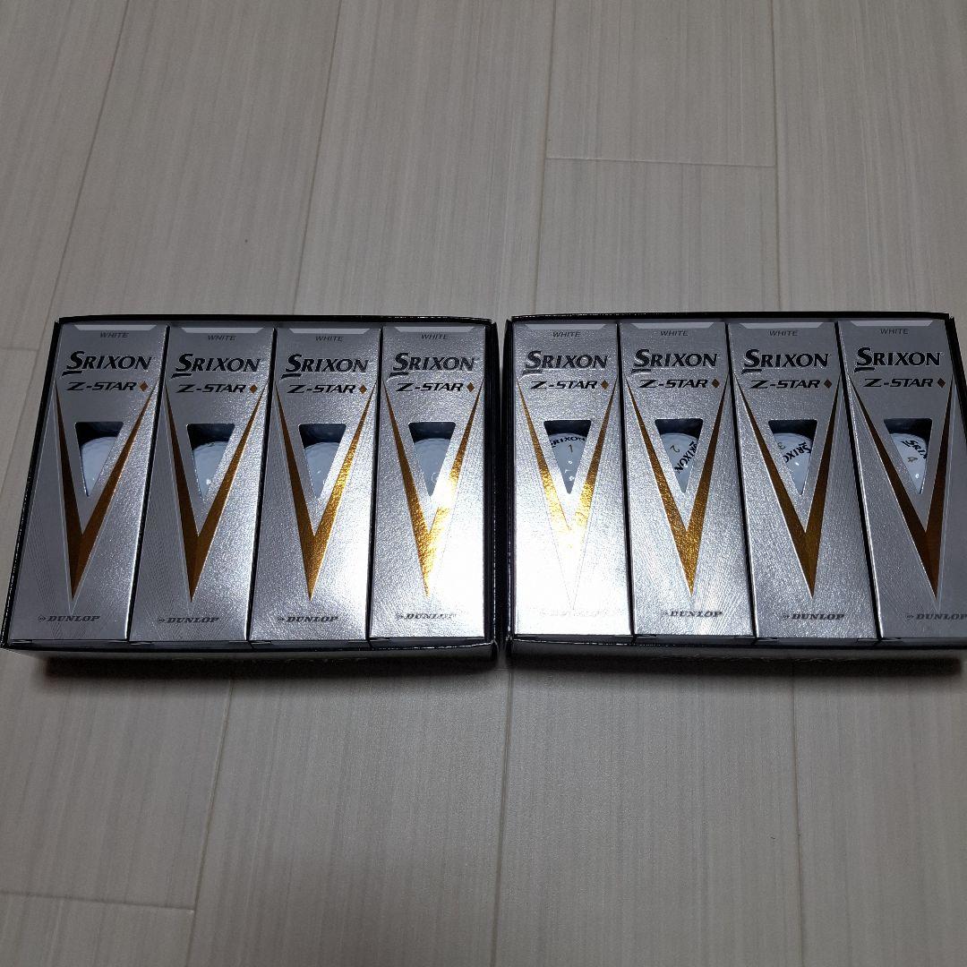 Srixon Z-STAR ダイヤモンドホワイト ゴルフボール　２ダース