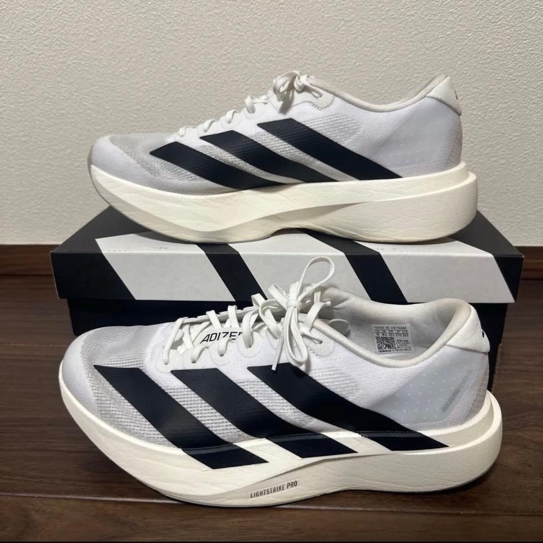 adidas ADIZERO EVO SL ホワイト 27.0cm