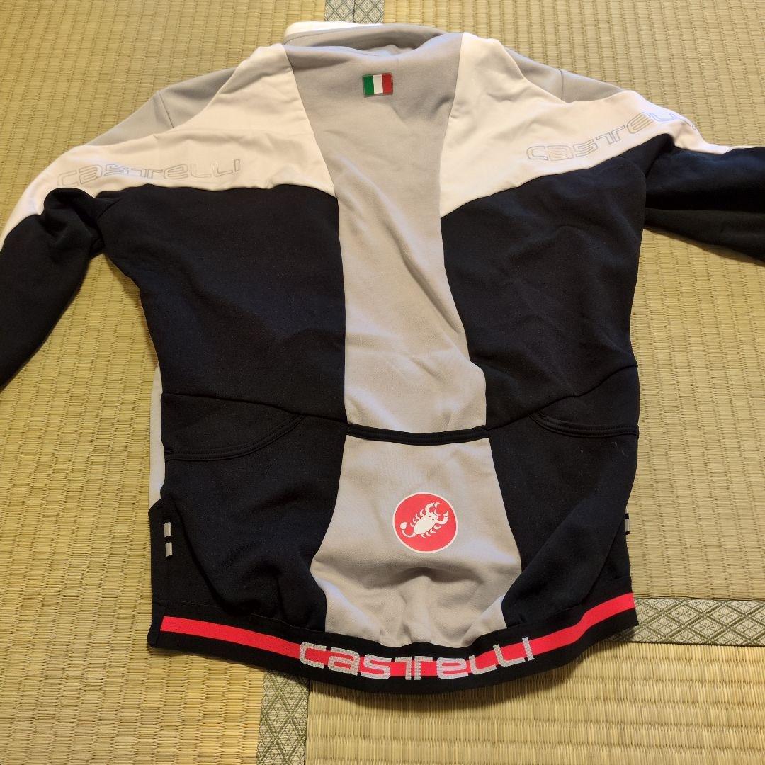 カステリ Mサイズ サイクルジャケット GORE WINDSTOPPER 裏起毛