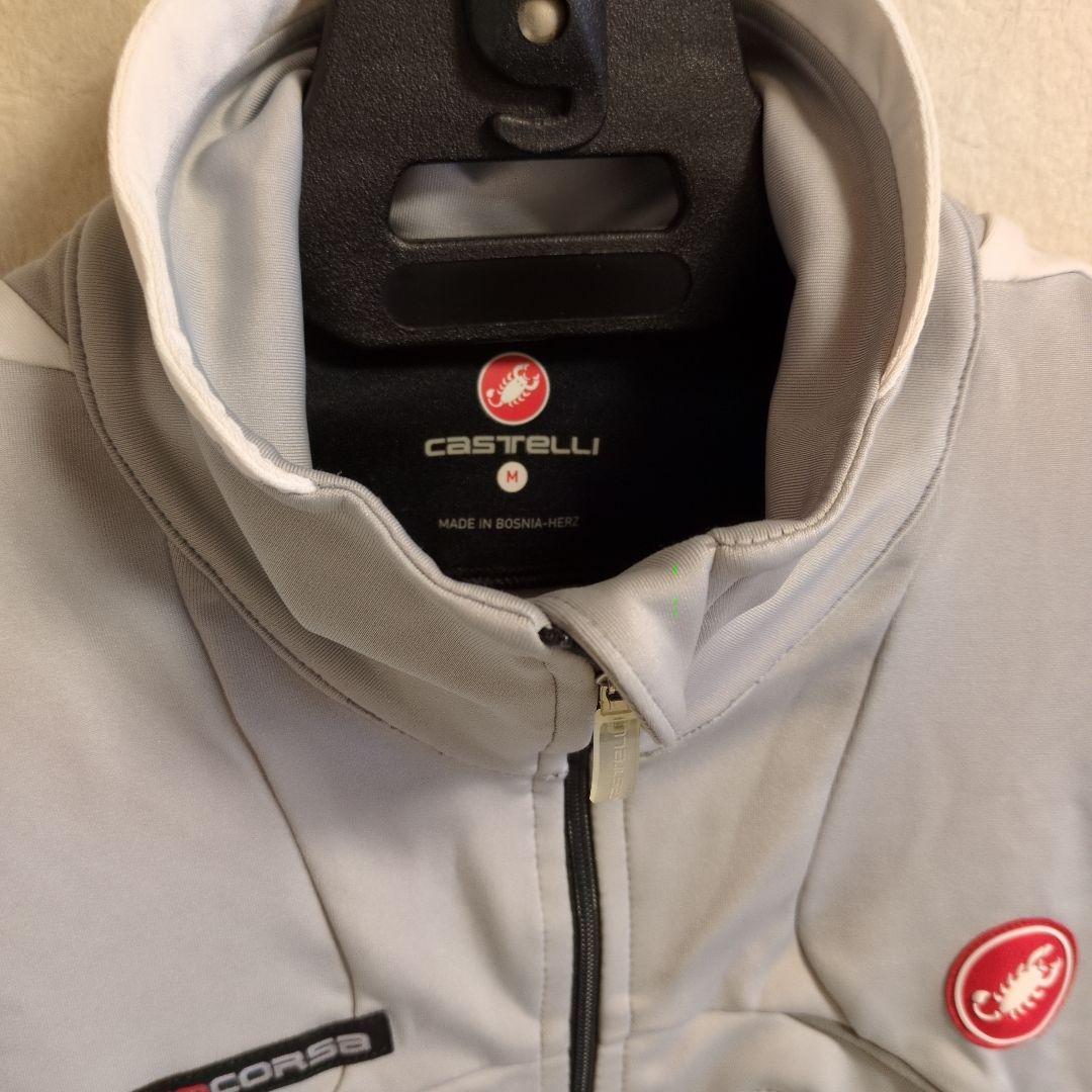 カステリ Mサイズ サイクルジャケット GORE WINDSTOPPER 裏起毛