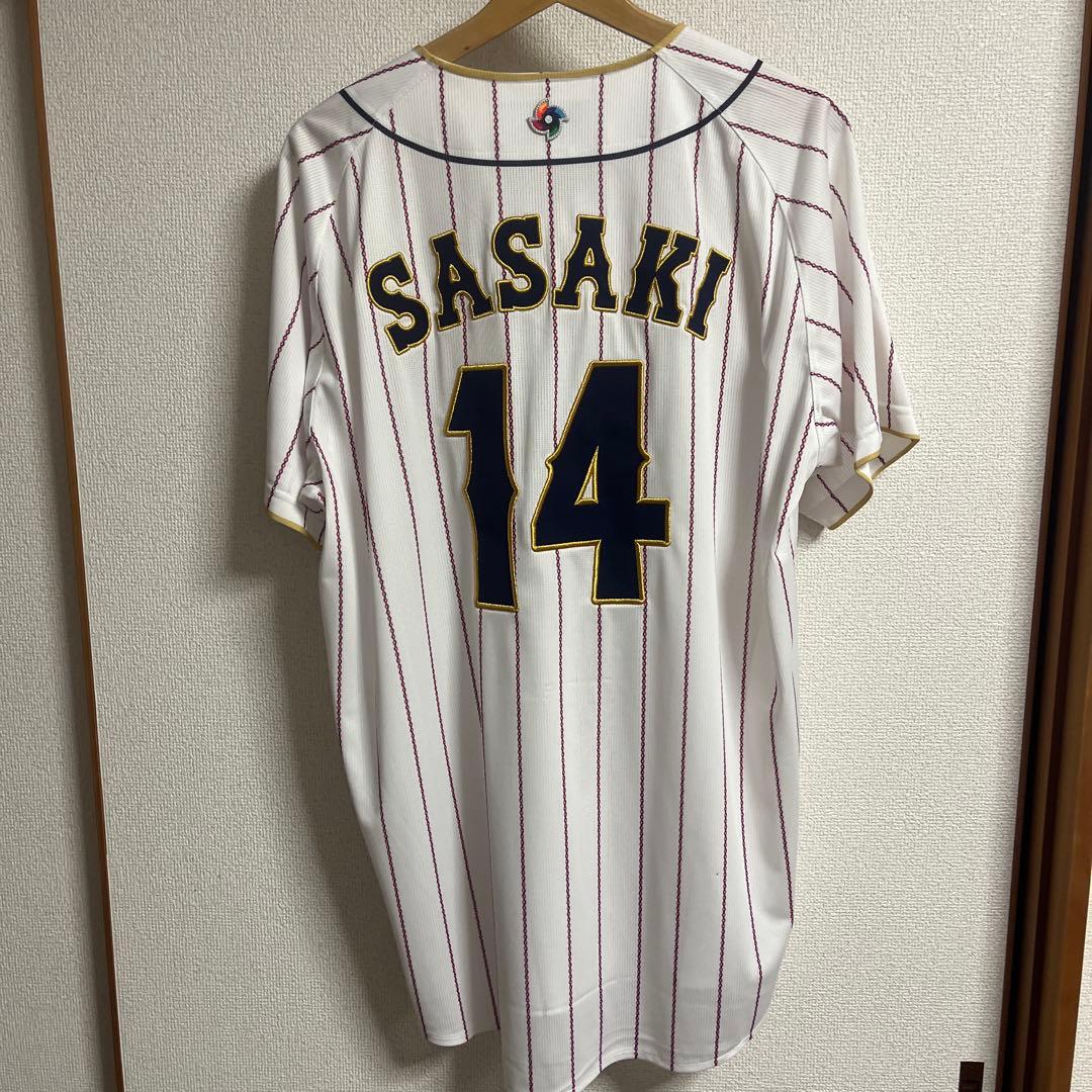 【未着用】　佐々木朗希　ユニフォーム　Oサイズ　日本代表　WBC 侍ジャパン