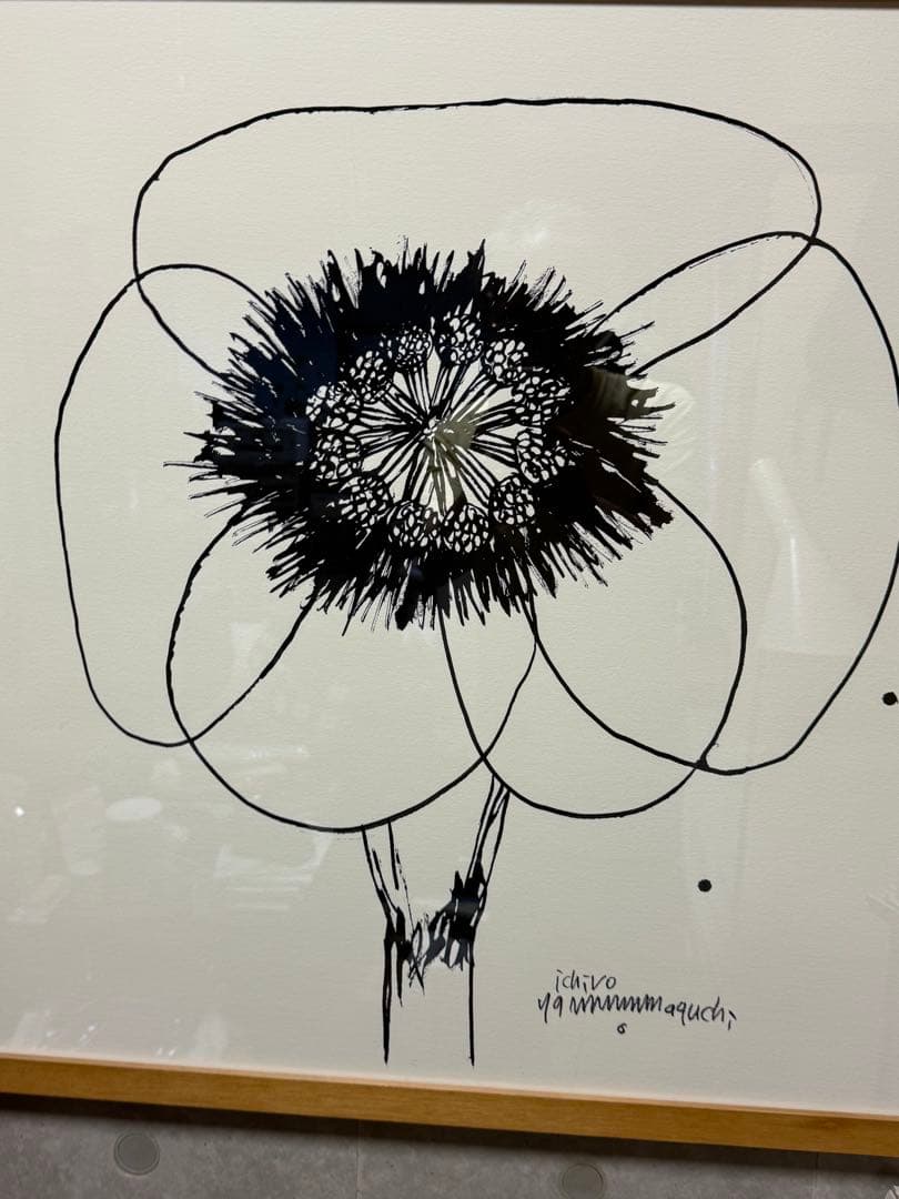 idiro yamaguchi 花の版画 プリント版