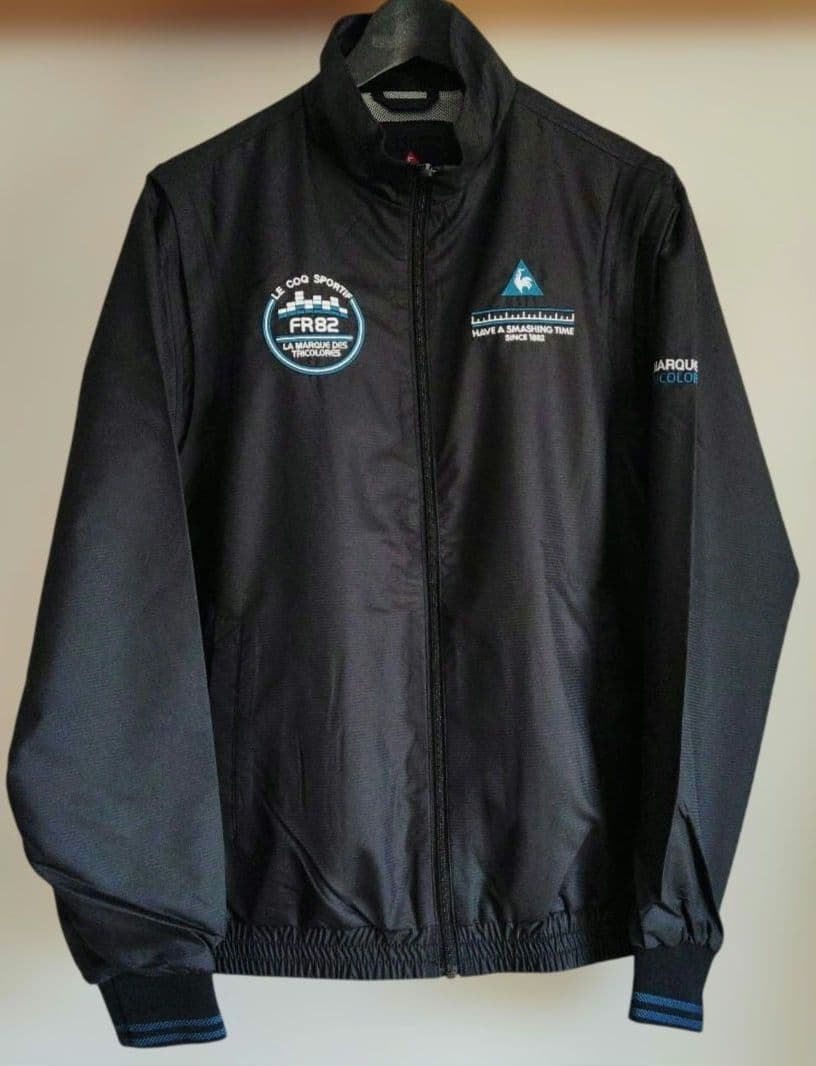 極美品【LE COQ SPORTIF 2wayGOLFジャケット＆ベスト】黒