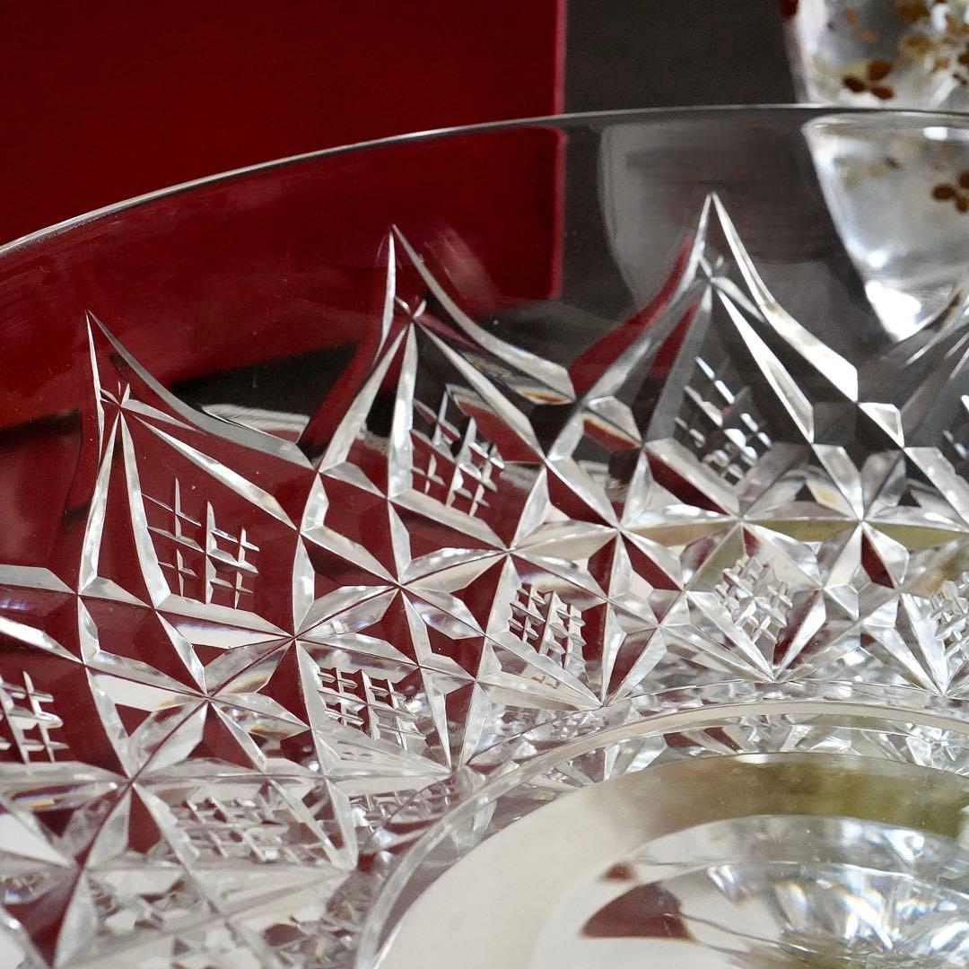 大型 オールドバカラ コルベール サラダボウル 未使用品 箱付★BACCARAT