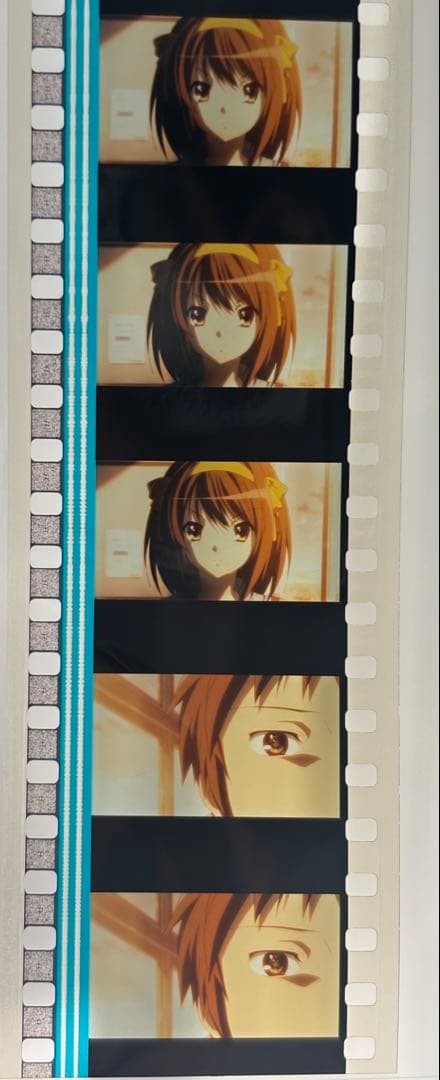 劇場版　涼宮ハルヒの消失　入場特典　フィルム ハルヒとキョンのアップ 希少シーン