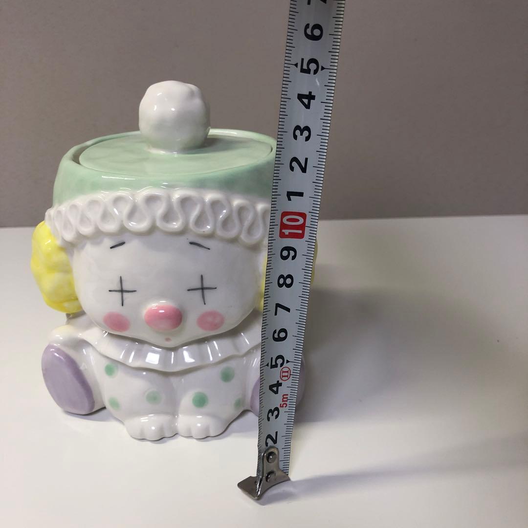 D☆ 昭和レトロ　ピエロのキャンディ入れ