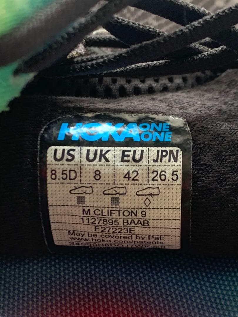 正規品 HOKA ONE ONE Clifton 9 size26.5cm