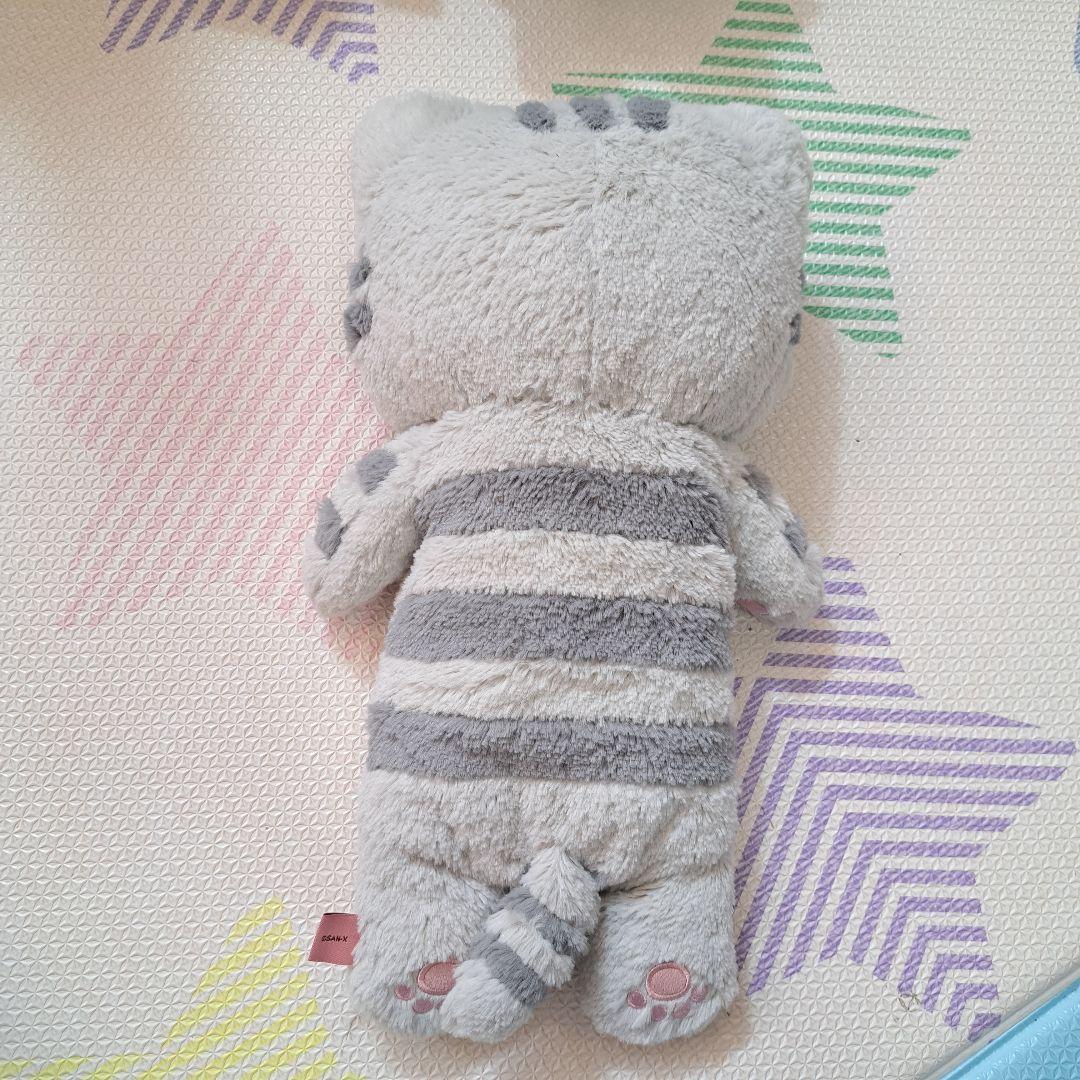 コリラックマ　のんびりねこ　くたくた抱きぐるみ　グレー　猫　ぬいぐるみ　着ぐるみ