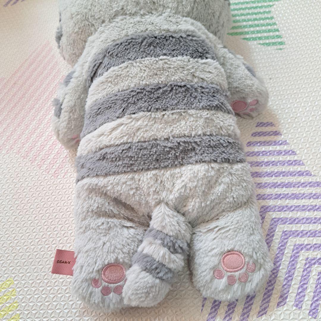 コリラックマ　のんびりねこ　くたくた抱きぐるみ　グレー　猫　ぬいぐるみ　着ぐるみ
