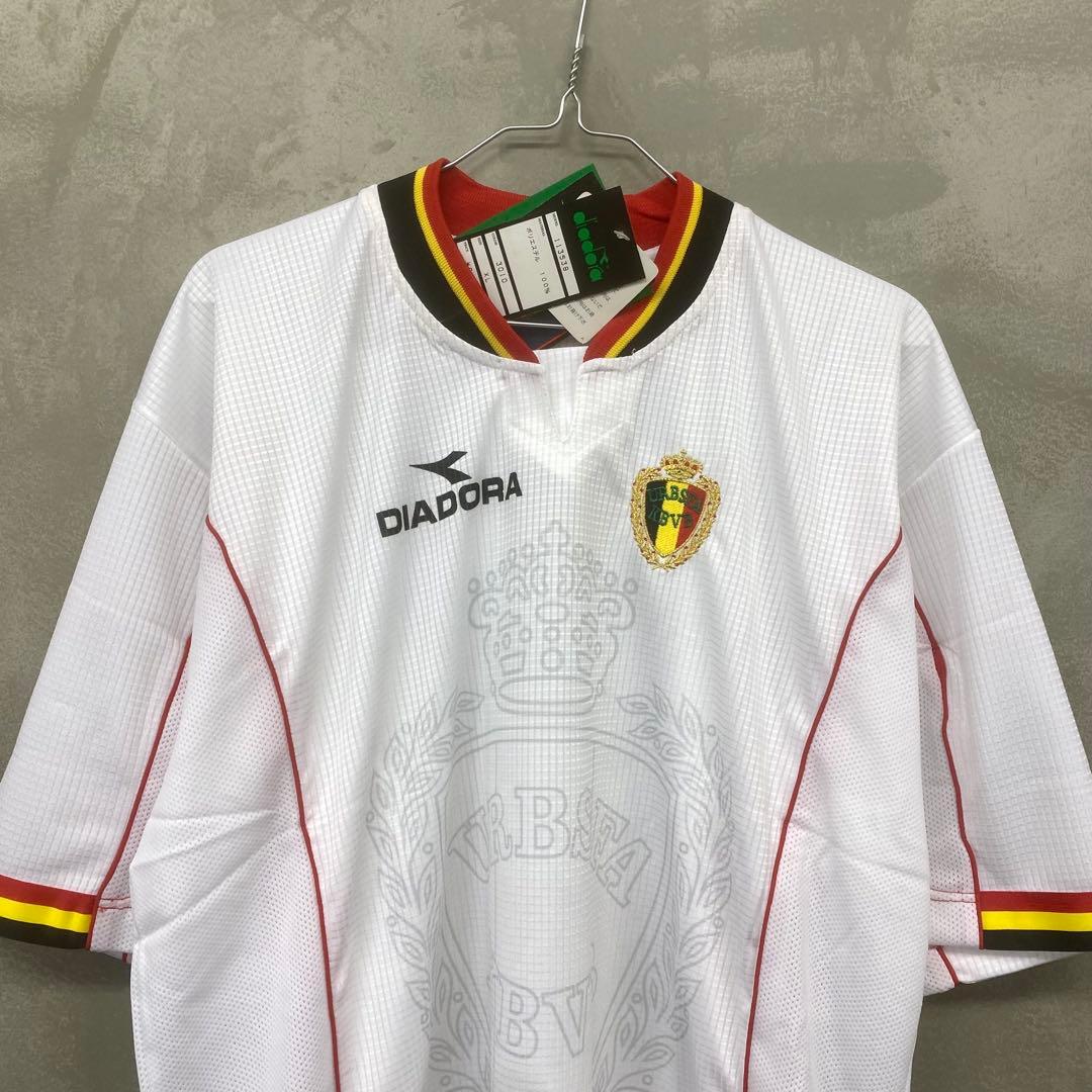 【新品】diadora ベルギー代表 ユニフォーム ゲームシャツ 1998年