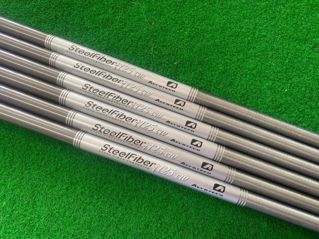 【新品】Steelfiber i125cw Xシャフト 6本セット