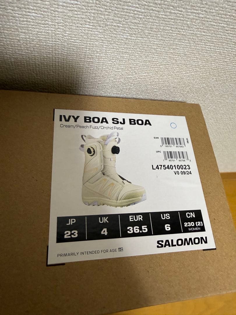 SALOMON IVY BOA SJ BOA 23cm サロモン スノボ ブーツ