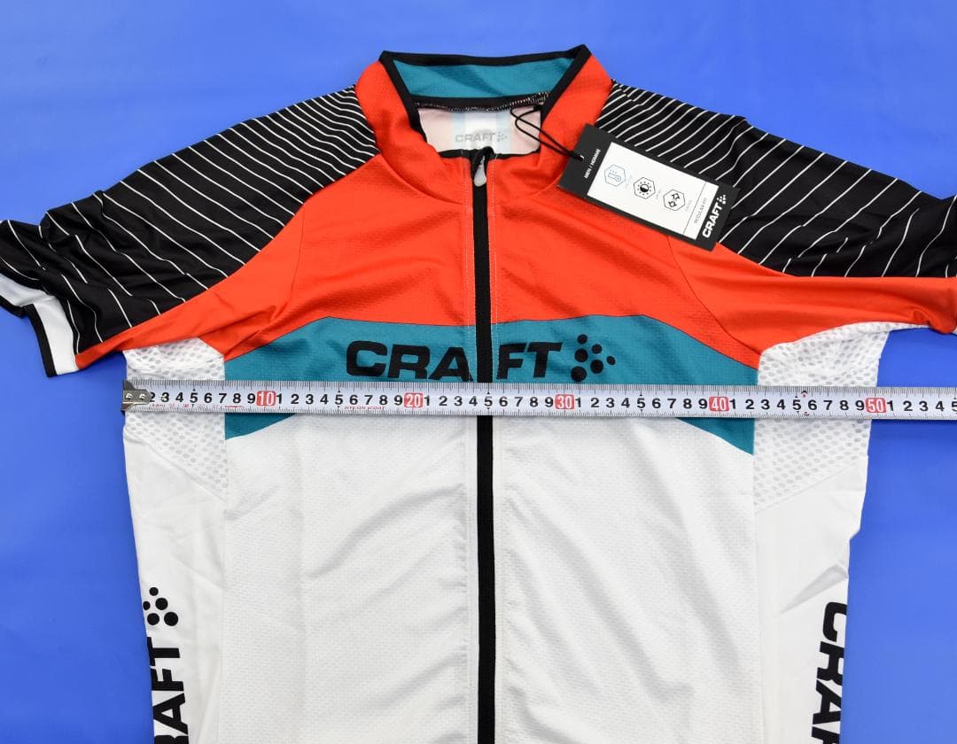 Craft GranFondo ジャージ size:L ホワイト/ヒート/ゲイル