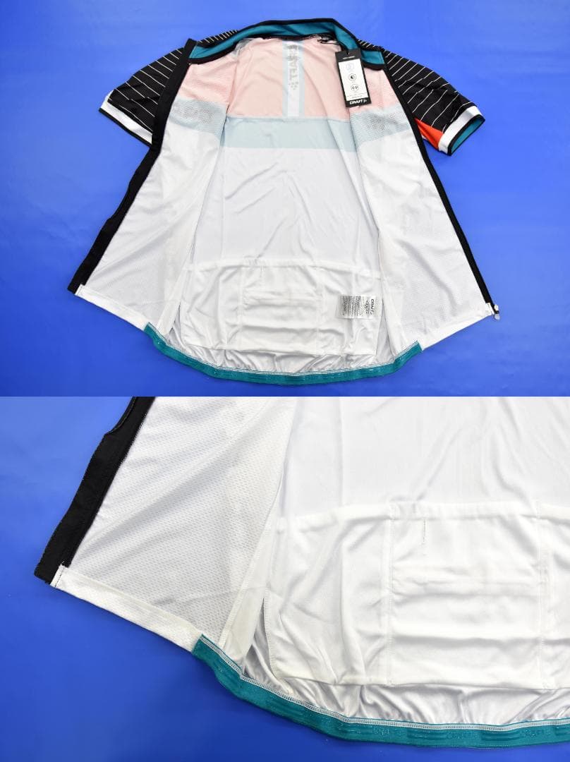 Craft GranFondo ジャージ size:L ホワイト/ヒート/ゲイル