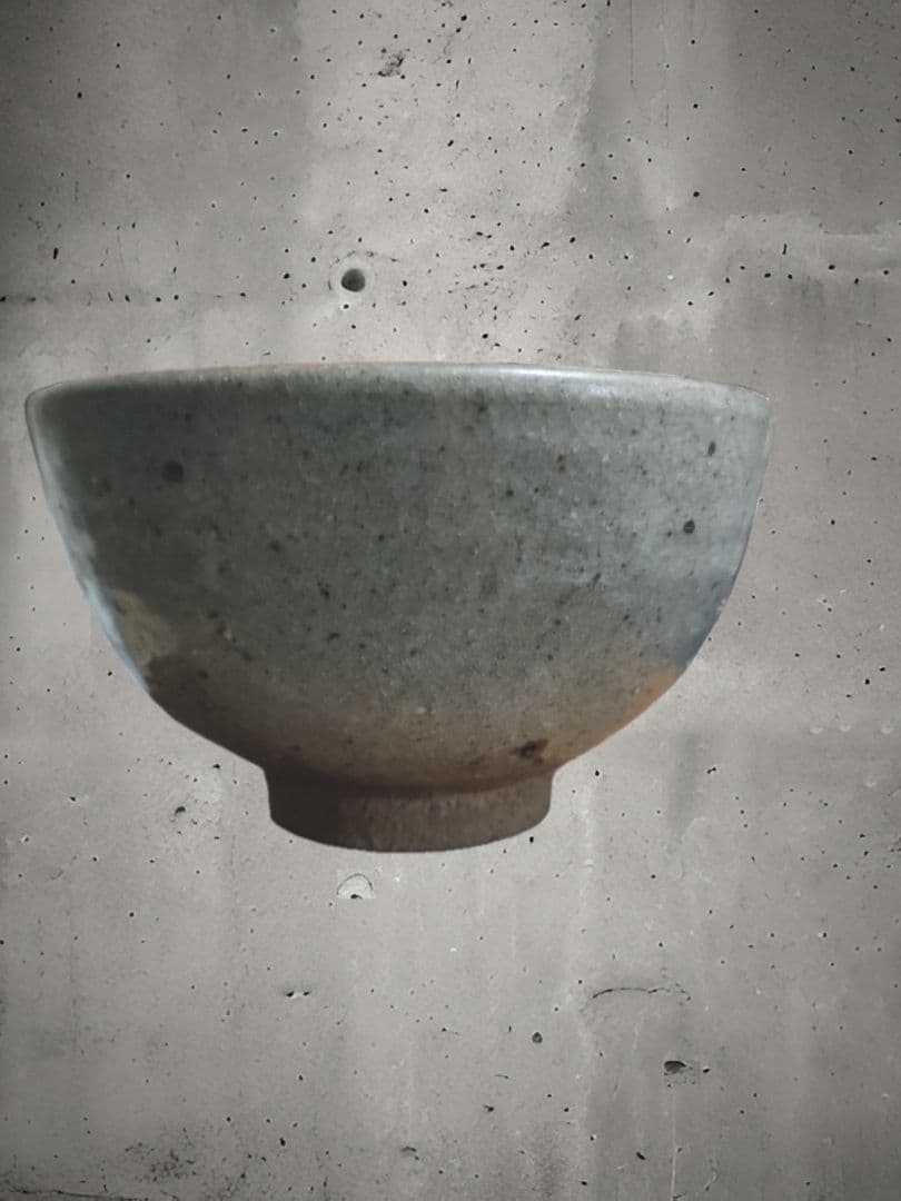 古唐津茶碗　絵唐津草紋　時代物　骨董