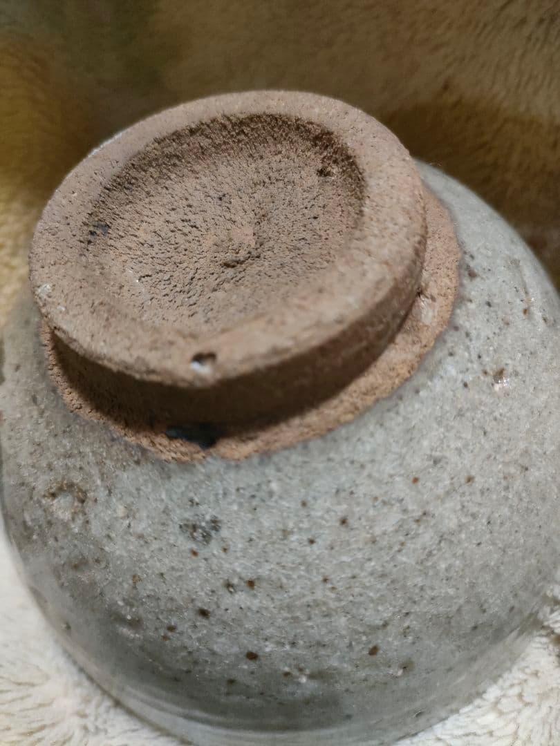 古唐津茶碗　絵唐津草紋　時代物　骨董