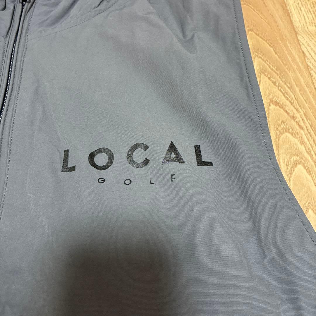 LOCALGOLF セットアップ　ベスト　グレー　XL